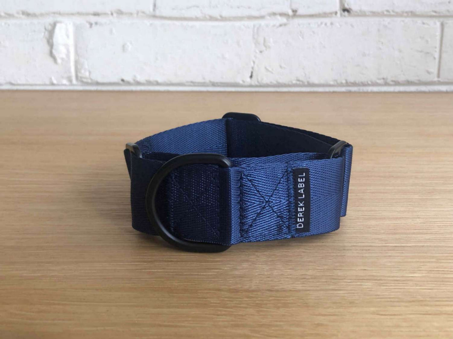 Navy Martingale dog collar